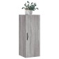 vidaXL Ντουλάπι Τοίχου Γκρι Sonoma 34,5 x 34 x 90 εκ. Επεξεργ. Ξύλο