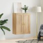 vidaXL Ντουλάπι Επιτοίχιο Sonoma Δρυς 69,5 x 34 x 90 εκ. Επεξεργ. Ξύλο