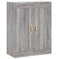 vidaXL Ντουλάπι Επιτοίχιο Γκρι Sonoma 69,5 x 34 x 90 εκ. Επεξεργ. Ξύλο