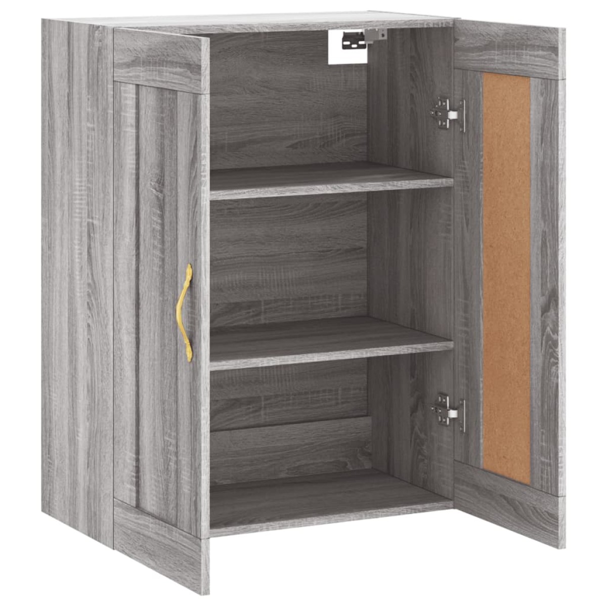 vidaXL Ντουλάπι Επιτοίχιο Γκρι Sonoma 69,5 x 34 x 90 εκ. Επεξεργ. Ξύλο