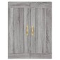 vidaXL Ντουλάπι Επιτοίχιο Γκρι Sonoma 69,5 x 34 x 90 εκ. Επεξεργ. Ξύλο