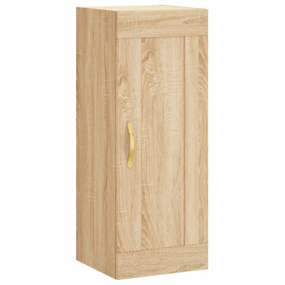 vidaXL Ντουλάπι Τοίχου Sonoma Δρυς 34,5 x 34 x 90 εκ. Επεξεργ. Ξύλο