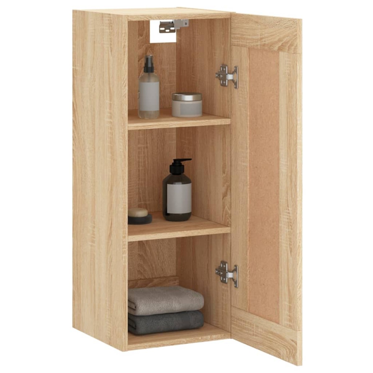 vidaXL Ντουλάπι Τοίχου Sonoma Δρυς 34,5 x 34 x 90 εκ. Επεξεργ. Ξύλο