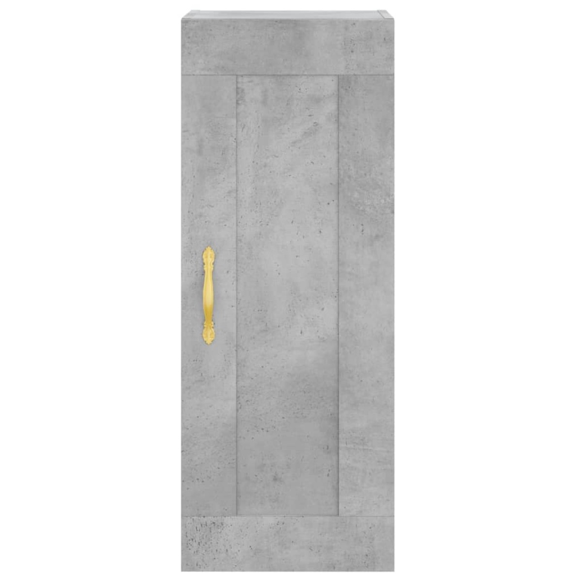 vidaXL Ντουλάπι Τοίχου Γκρι Σκυροδέματος 34,5x34x90 εκ. Επεξεργ. Ξύλο
