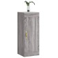 vidaXL Ντουλάπι Τοίχου Γκρι Sonoma 34,5 x 34 x 90 εκ. Επεξεργ. Ξύλο