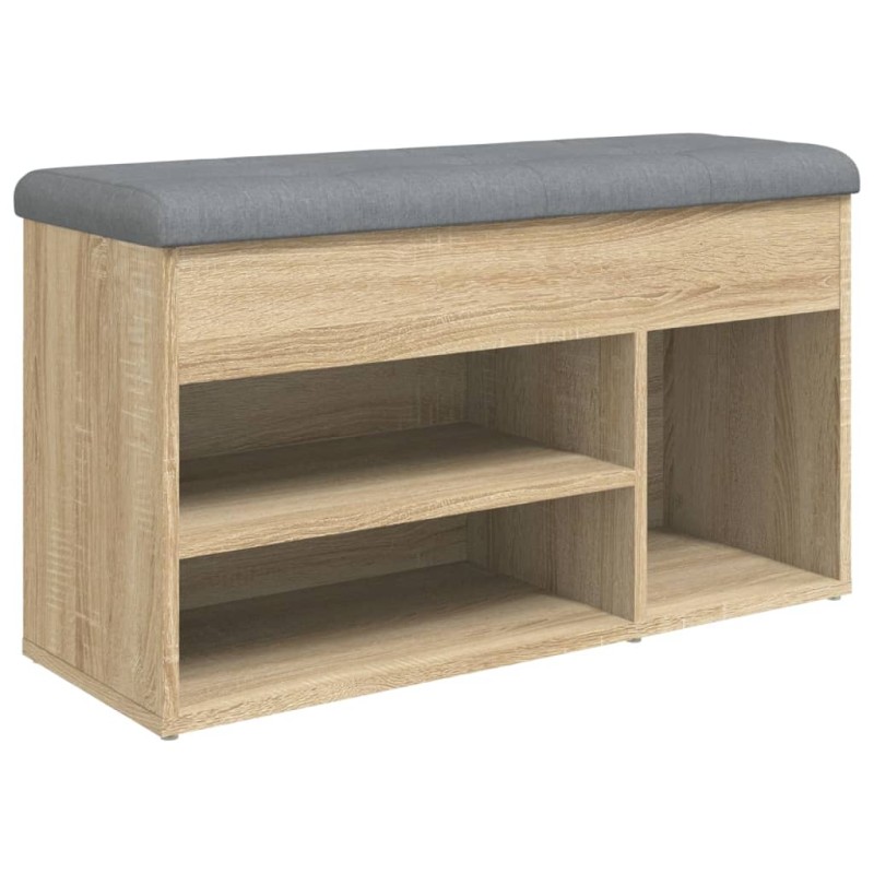 vidaXL Παπουτσοθήκη Sonoma Δρυς 82x32x45,5 εκ. από Επεξεργασμένο Ξύλο