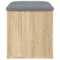 vidaXL Παγκάκι Αποθήκευσης Sonoma Δρυς 42x42x45 εκ. Επεξεργασμένο Ξύλο