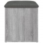 vidaXL Παγκάκι Αποθήκευσης Γκρι Sonoma 42x42x45 εκ. Επεξεργασμένο Ξύλο