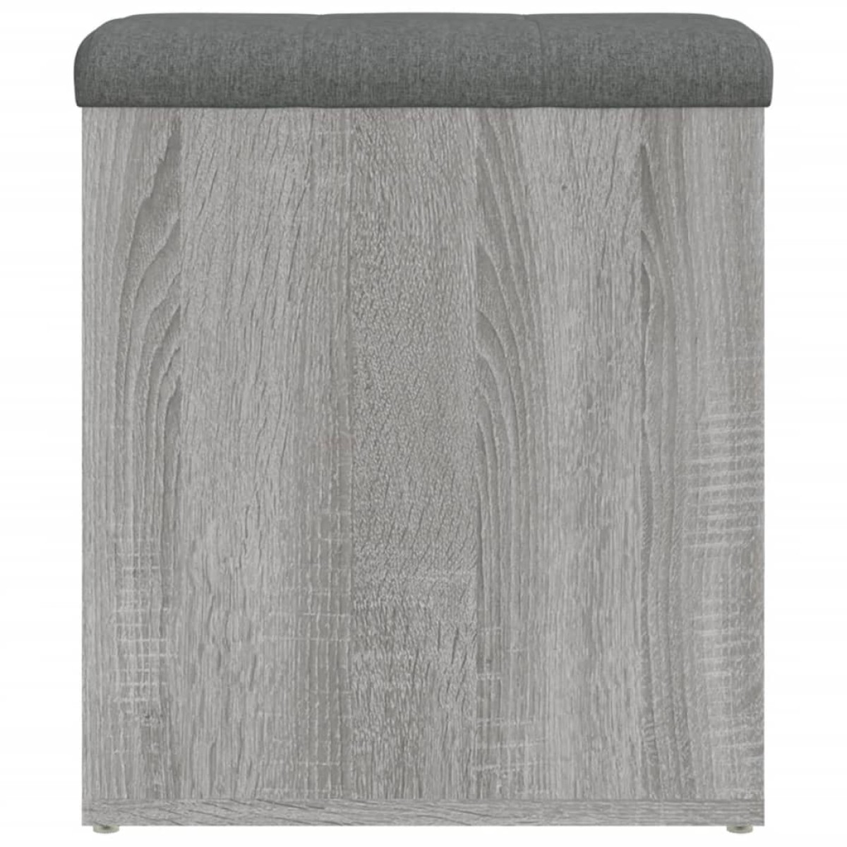 vidaXL Παγκάκι Αποθήκευσης Γκρι Sonoma 42x42x45 εκ. Επεξεργασμένο Ξύλο