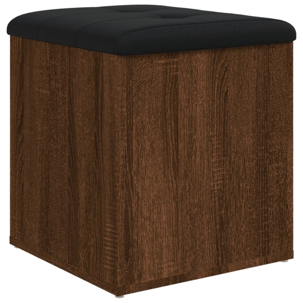 vidaXL Παγκάκι Αποθήκευσης Καφέ Δρυς 42x42x45 εκ. από Επεξ. Ξύλο