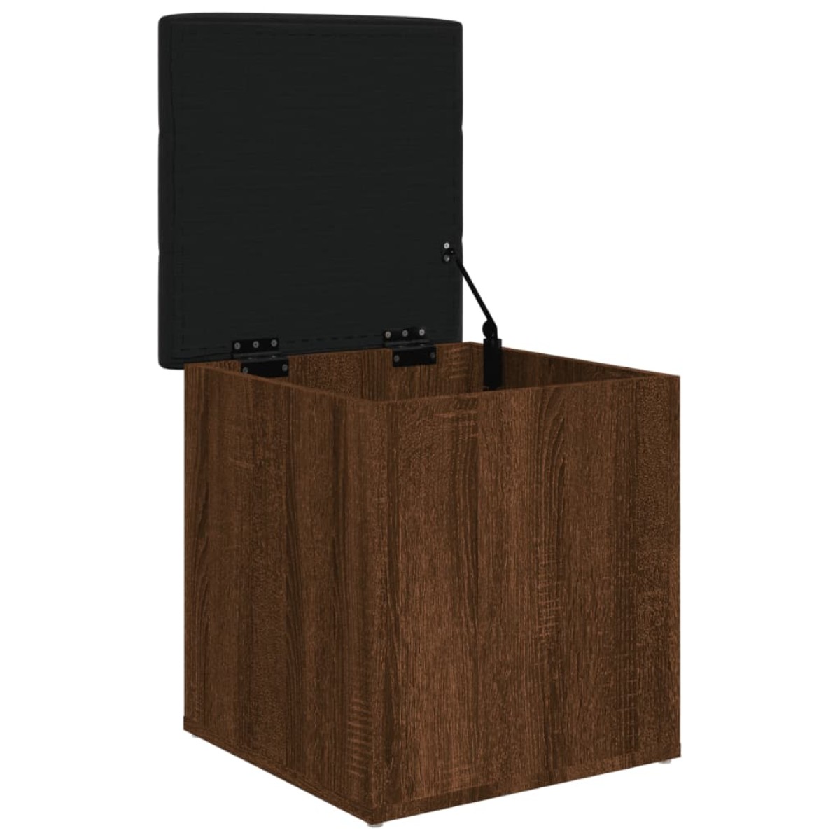 vidaXL Παγκάκι Αποθήκευσης Καφέ Δρυς 42x42x45 εκ. από Επεξ. Ξύλο