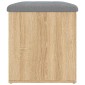 vidaXL Παγκάκι Αποθήκευσης Sonoma Δρυς 62x42x45 εκ. Επεξεργασμένο Ξύλο