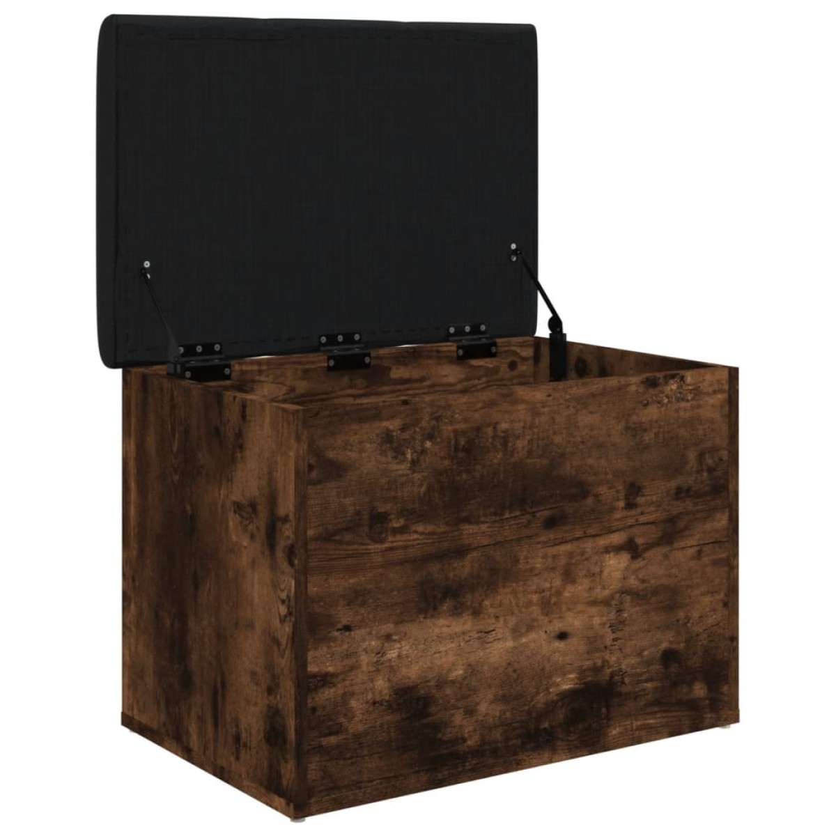 vidaXL Παγκάκι Αποθήκευσης Καπνιστή Δρυς 62x42x45 εκ. από Επεξ. Ξύλο