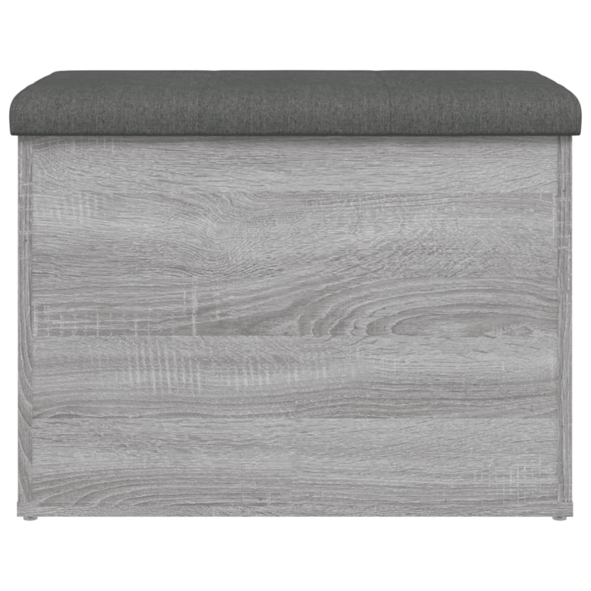 vidaXL Παγκάκι Αποθήκευσης Γκρι Sonoma 62x42x45 εκ. Επεξεργασμένο Ξύλο