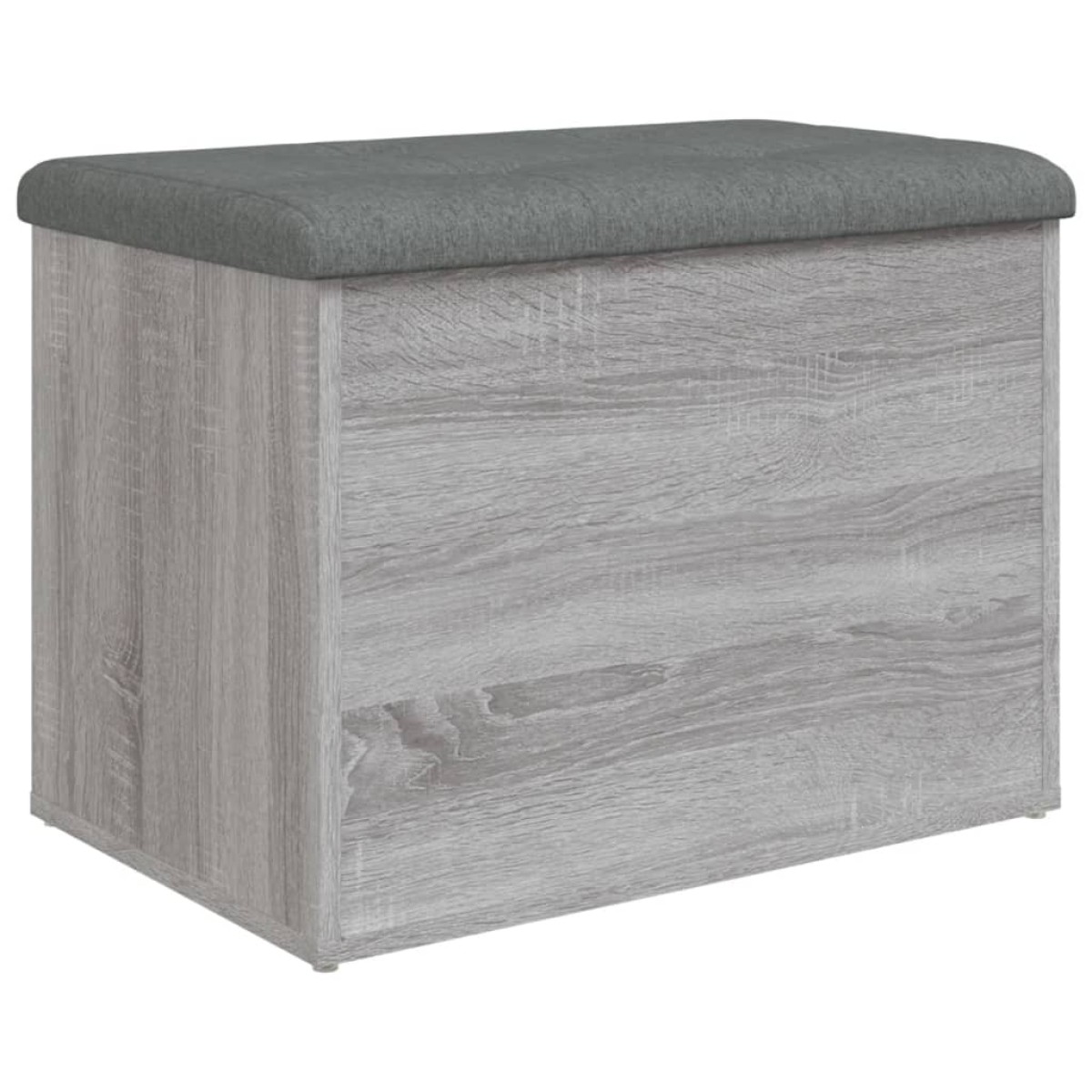 vidaXL Παγκάκι Αποθήκευσης Γκρι Sonoma 62x42x45 εκ. Επεξεργασμένο Ξύλο