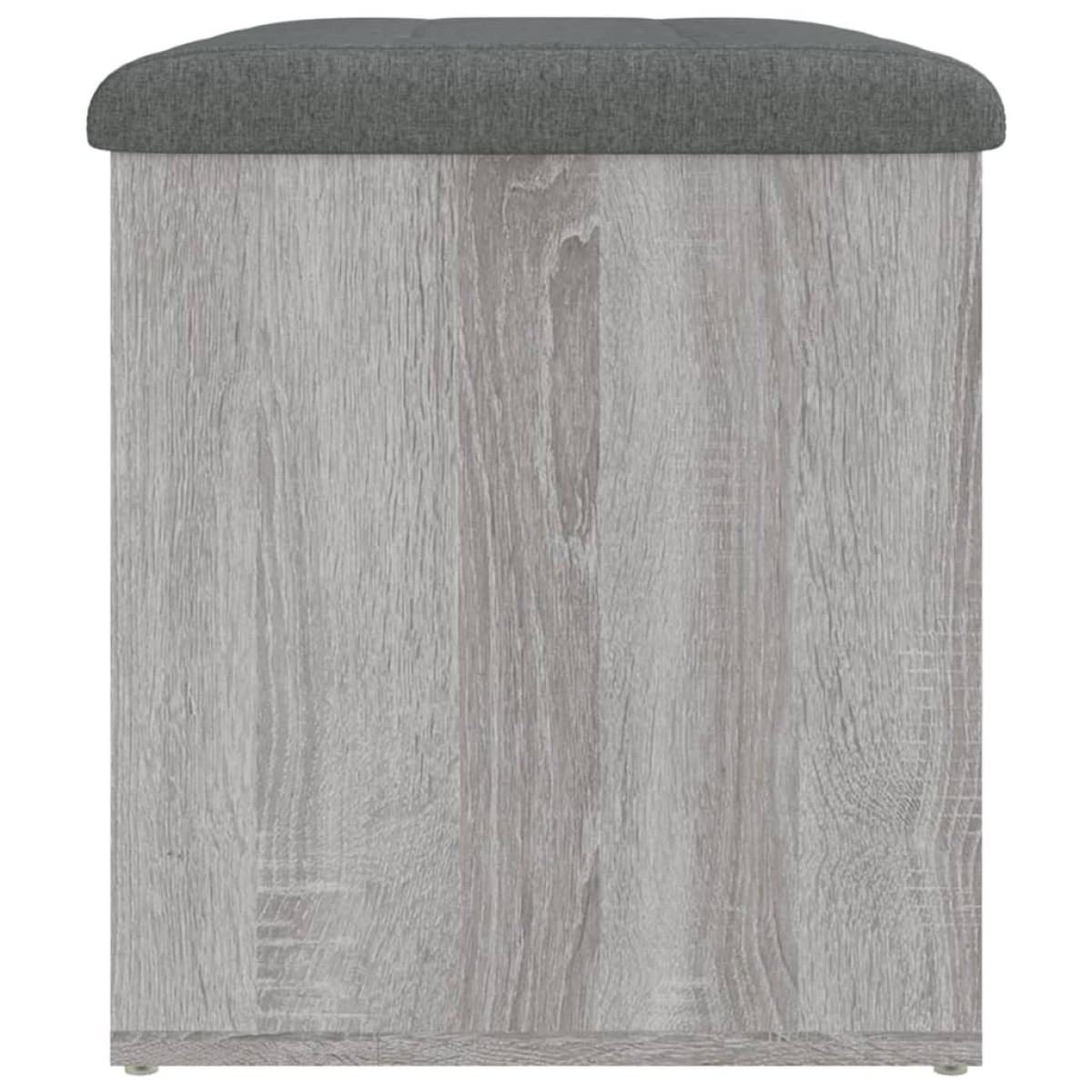 vidaXL Παγκάκι Αποθήκευσης Γκρι Sonoma 62x42x45 εκ. Επεξεργασμένο Ξύλο