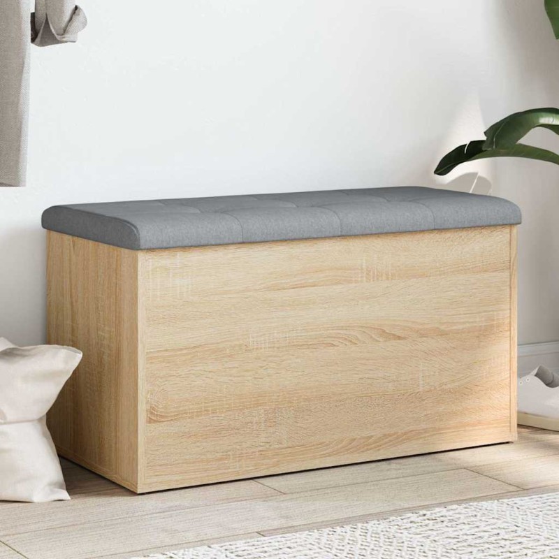 vidaXL Πάγκος Αποθήκευσης Sonoma Δρυς 82 x 42 x 45 εκ. από Τεχνητό Ξύλο