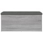 vidaXL Παγκάκι Αποθήκευσης Γκρι Sonoma 102x42x45 εκ Επεξεργασμένο Ξύλο