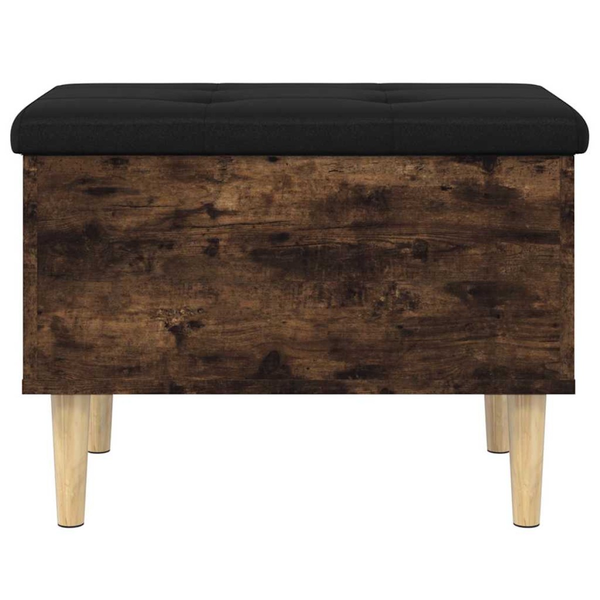 vidaXL Παγκάκι Αποθήκευσης Καπνιστή Δρυς 62x42x46 εκ. από Επεξ. Ξύλο