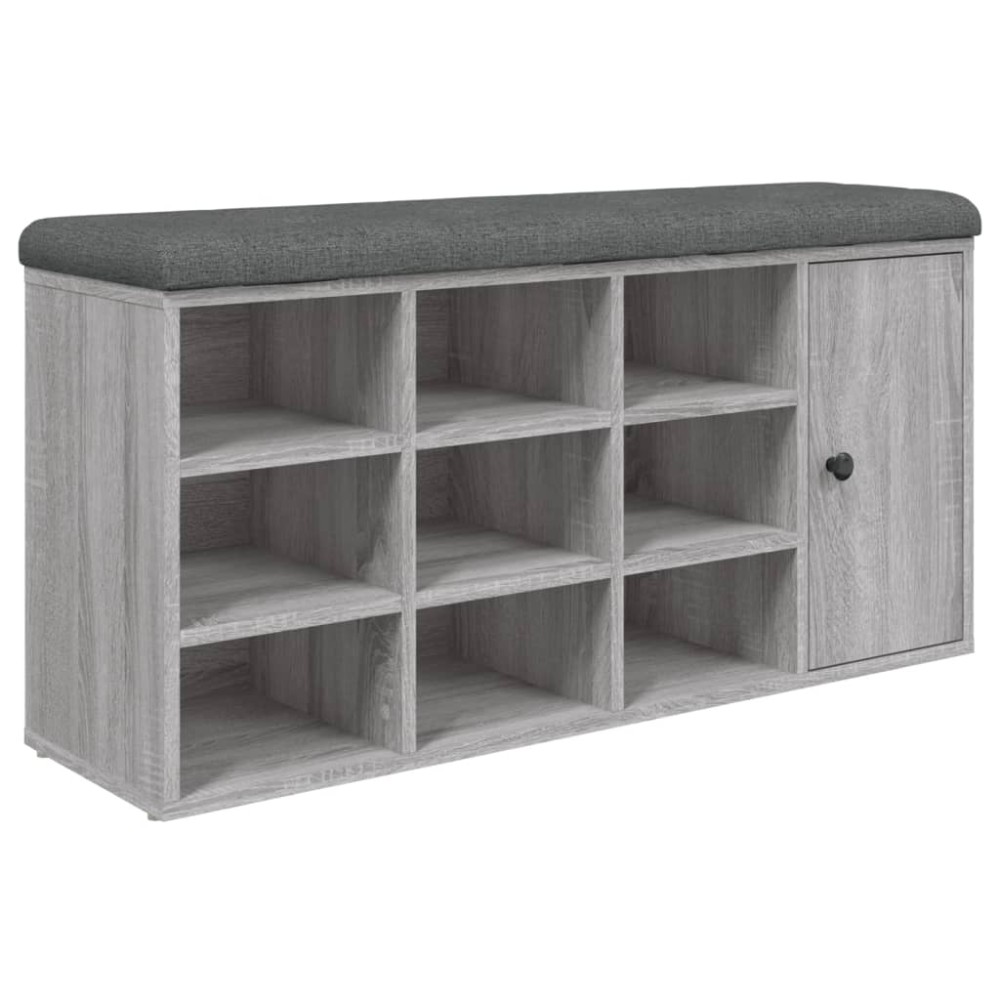vidaXL Παπουτσοθήκη Γκρι Sonoma 102x32x50 εκ. από Επεξεργασμένο Ξύλο