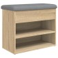vidaXL Παπουτσοθήκη Sonoma Δρυς 62x32x50 εκ. από Επεξεργασμένο Ξύλο