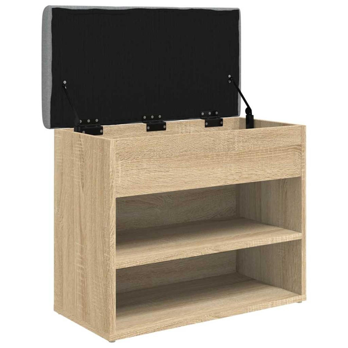 vidaXL Παπουτσοθήκη Sonoma Δρυς 62x32x50 εκ. από Επεξεργασμένο Ξύλο