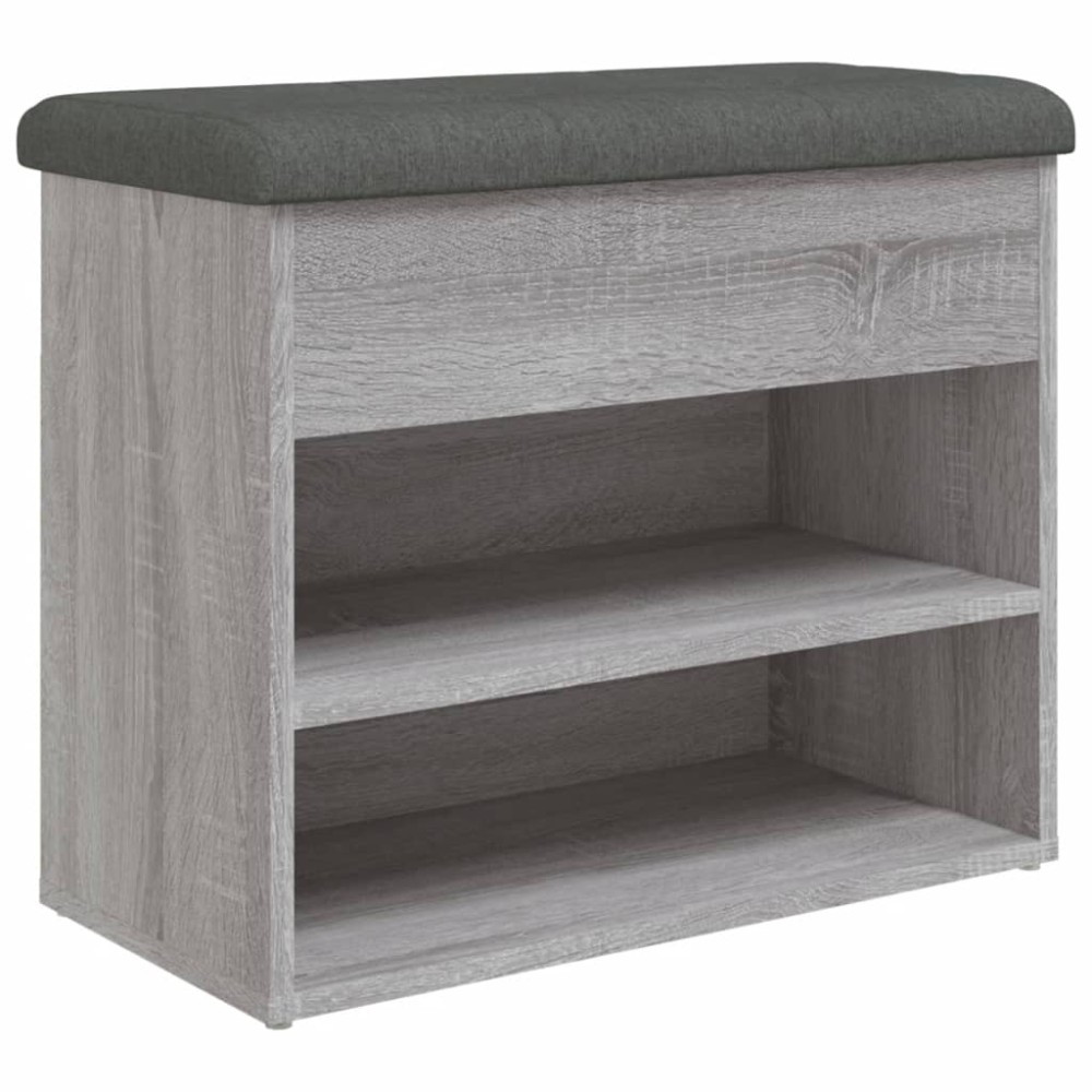 vidaXL Παπουτσοθήκη Γκρι Sonoma 62x32x50 εκ. από Επεξεργασμένο Ξύλο