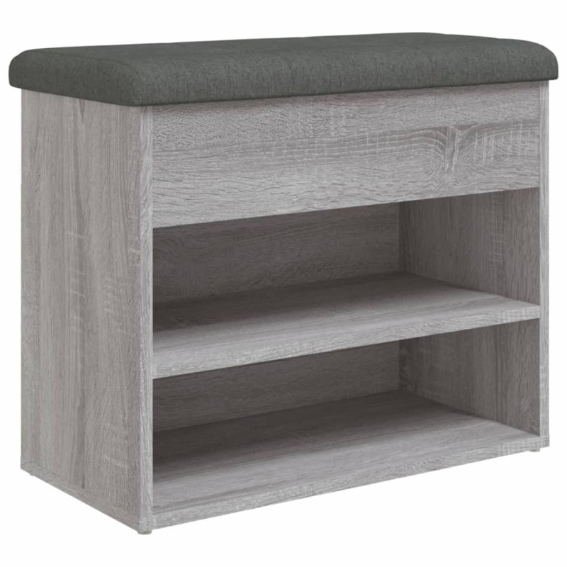 vidaXL Παπουτσοθήκη Γκρι Sonoma 62x32x50 εκ. από Επεξεργασμένο Ξύλο