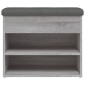 vidaXL Παπουτσοθήκη Γκρι Sonoma 62x32x50 εκ. από Επεξεργασμένο Ξύλο