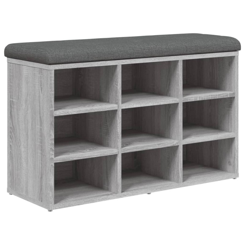 vidaXL Παπουτσοθήκη Γκρι Sonoma 82x32x50 εκ. από Επεξεργασμένο Ξύλο