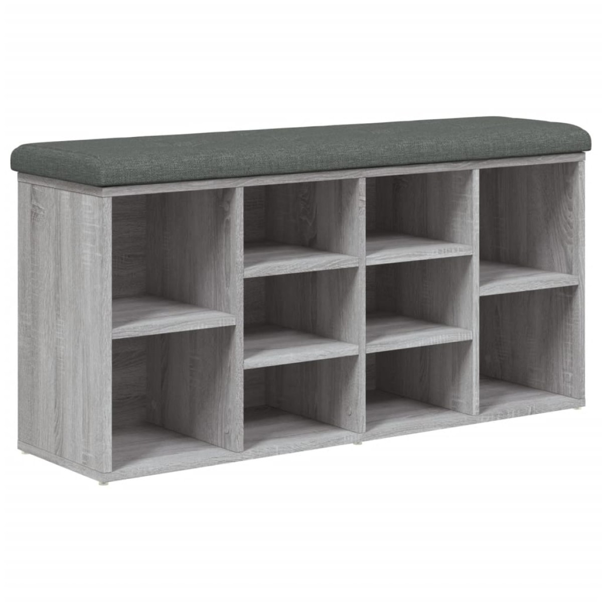 vidaXL Παπουτσοθήκη Γκρι Sonoma 102x32x50 εκ. από Επεξεργασμένο Ξύλο