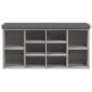 vidaXL Παπουτσοθήκη Γκρι Sonoma 102x32x50 εκ. από Επεξεργασμένο Ξύλο