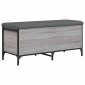 vidaXL Παγκάκι Αποθήκευσης Γκρι Sonoma 102x42x45 εκ Επεξεργασμένο Ξύλο
