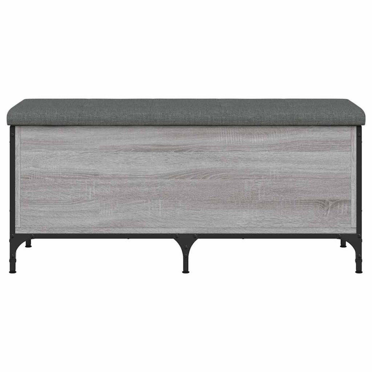 vidaXL Παγκάκι Αποθήκευσης Γκρι Sonoma 102x42x45 εκ Επεξεργασμένο Ξύλο
