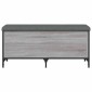 vidaXL Παγκάκι Αποθήκευσης Γκρι Sonoma 102x42x45 εκ Επεξεργασμένο Ξύλο