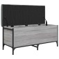 vidaXL Παγκάκι Αποθήκευσης Γκρι Sonoma 102x42x45 εκ Επεξεργασμένο Ξύλο