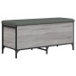 vidaXL Παγκάκι Αποθήκευσης Γκρι Sonoma 102x42x45 εκ Επεξεργασμένο Ξύλο