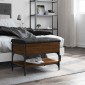 vidaXL Παπουτσοθήκη Καφέ Δρυς 62x42x45 εκ. από Επεξεργασμένο Ξύλο