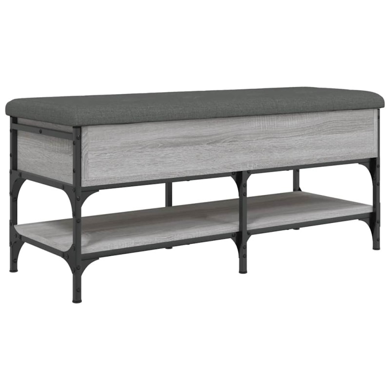 vidaXL Παπουτσοθήκη Γκρι Sonoma 102x42x45 εκ. από Επεξεργασμένο Ξύλο
