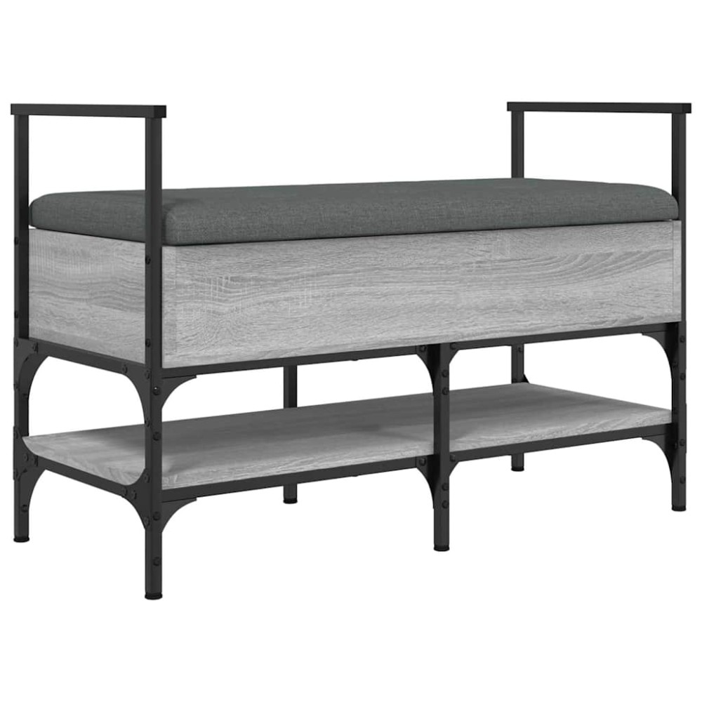 vidaXL Παπουτσοθήκη Γκρι Sonoma 85,5x42x57,5εκ. από Επεξεργασμένο Ξύλο