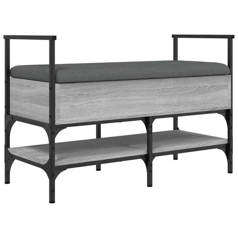 vidaXL Παπουτσοθήκη Γκρι Sonoma 85,5x42x57,5εκ. από Επεξεργασμένο Ξύλο