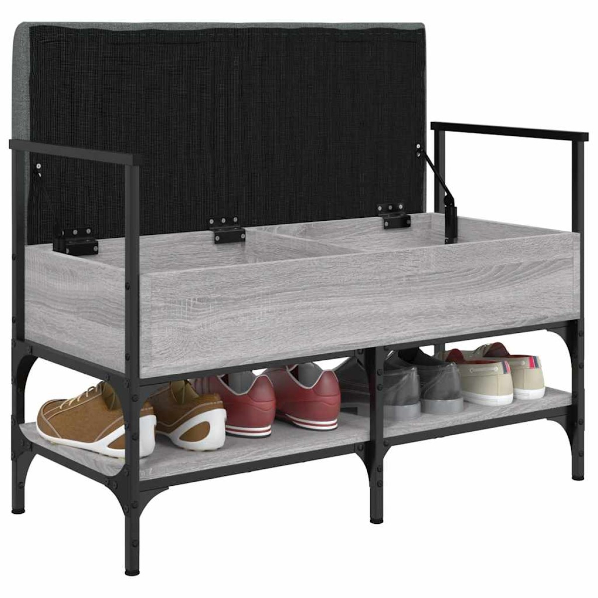 vidaXL Παπουτσοθήκη Γκρι Sonoma 85,5x42x57,5εκ. από Επεξεργασμένο Ξύλο