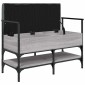 vidaXL Παπουτσοθήκη Γκρι Sonoma 85,5x42x57,5εκ. από Επεξεργασμένο Ξύλο