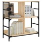 vidaXL Βιβλιοθήκη Sonoma Δρυς 78,5 x 33 x 82 εκ. Επεξεργασμένο Ξύλο