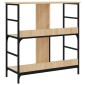 vidaXL Βιβλιοθήκη Sonoma Δρυς 78,5 x 33 x 82 εκ. Επεξεργασμένο Ξύλο