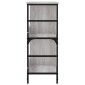 vidaXL Βιβλιοθήκη Γκρι Sonoma 78,5x33x82 εκ. Επεξεργασμένο Ξύλο