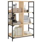 vidaXL Βιβλιοθήκη Sonoma Δρυς 78,5x33x117,5 εκ. Επεξεργασμένο Ξύλο