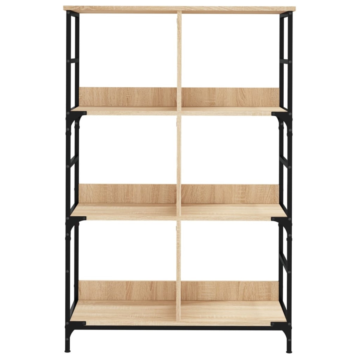 vidaXL Βιβλιοθήκη Sonoma Δρυς 78,5x33x117,5 εκ. Επεξεργασμένο Ξύλο