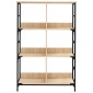 vidaXL Βιβλιοθήκη Sonoma Δρυς 78,5x33x117,5 εκ. Επεξεργασμένο Ξύλο