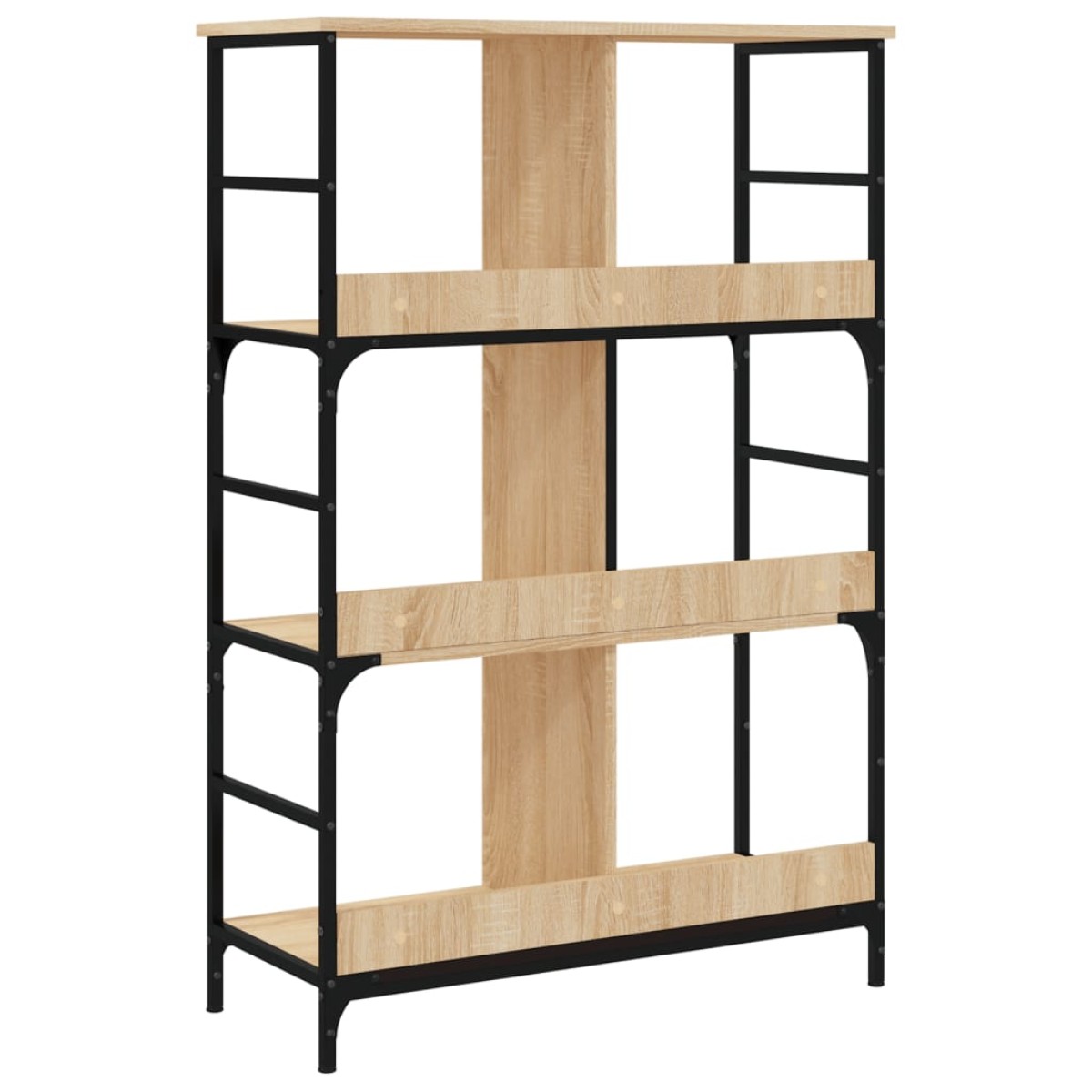 vidaXL Βιβλιοθήκη Sonoma Δρυς 78,5x33x117,5 εκ. Επεξεργασμένο Ξύλο